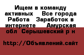 Ищем в команду активных. - Все города Работа » Заработок в интернете   . Амурская обл.,Серышевский р-н